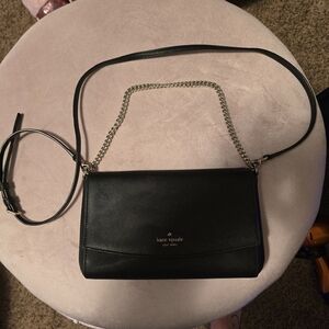 Kate Spade Black Leather Crossbody Bag